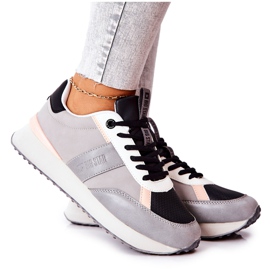 Sportskor Memory Foam Big Star II274398 Grå-Svart