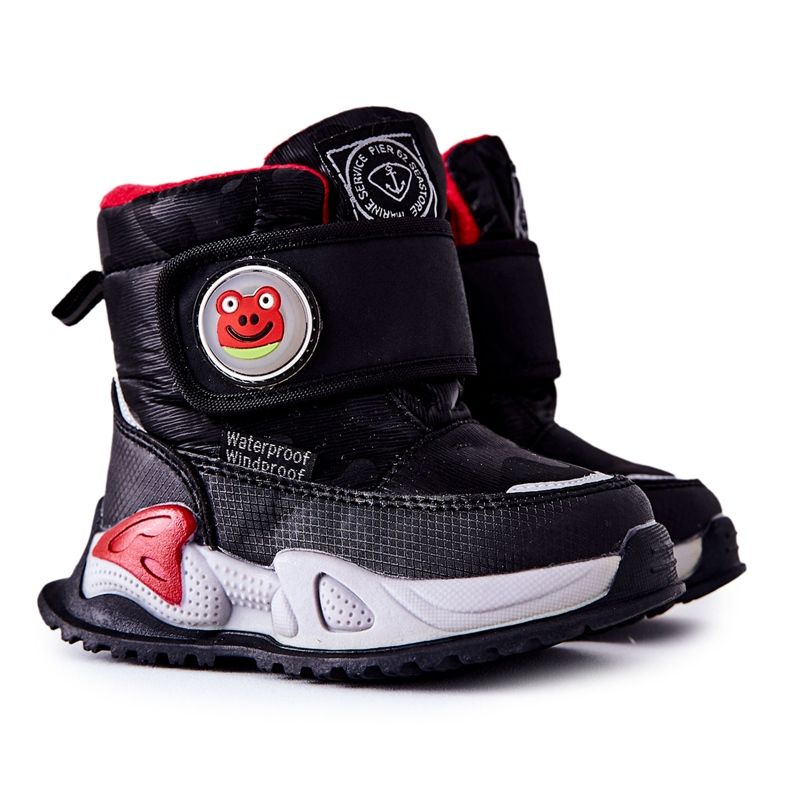 PJ2 Snöskor för barn Svart Frenzie