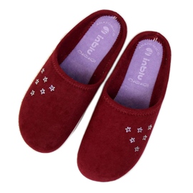 Hem tofflor Inblu W ARC4 vinröd