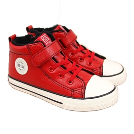 Sneakers Big Star Jr GG374034 rödisolerade brun