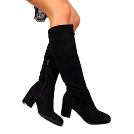 Vinceza W JAN34A isolerade turn-up stövlar svart