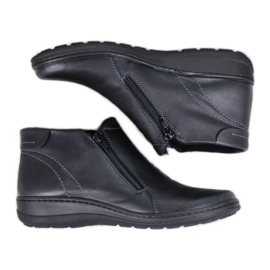 Bekväma isolerade läderstövlar W Helios 642 grå