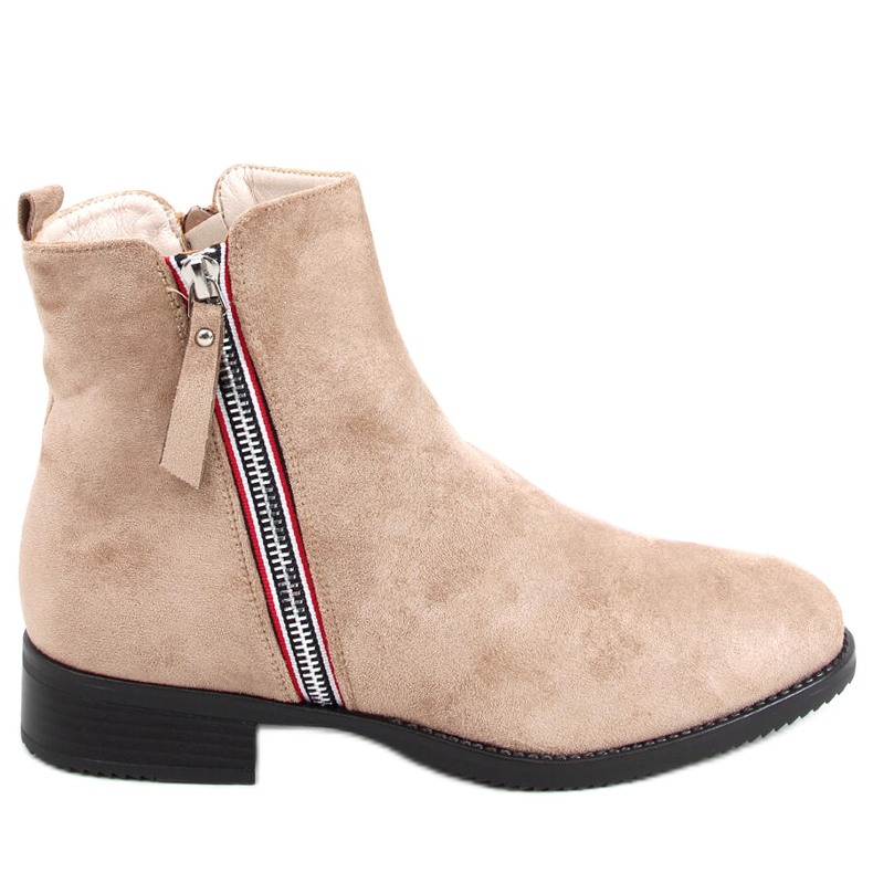 Isabel khaki mocka stövlar beige