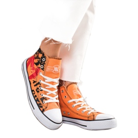 Orange New Age sneakers