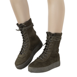 Gröna vintersoliz sneakers