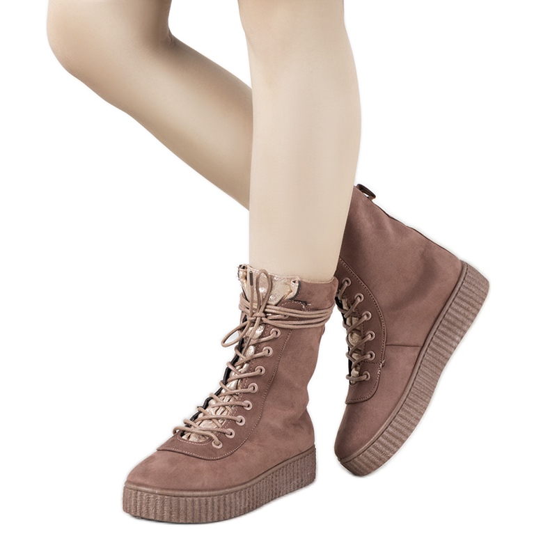 Rosa vintersoliz sneakers