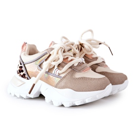 Barnsportskor Sneakers Beige Rommie