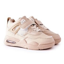 FR1 Barnskor Sportskor Beige Marisa vit