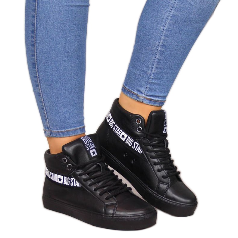 Höga sneakers Big Star W EE274355 svart