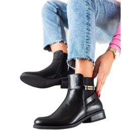 W. Potocki Eleganta svarta Potocki stövlar