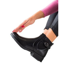 J. Star Klassiska varma stövlar svart