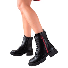 Goodin Varma fällare med röd dragkedja svart