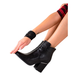 W. Potocki Stövlar med ormtryck Potocki Insats svart