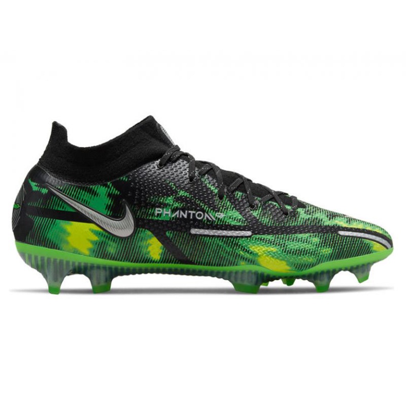 Nike Phantom GT2 Elite Df Sw Fg M DM0731-003 fotbollsskor mångfärgad grön