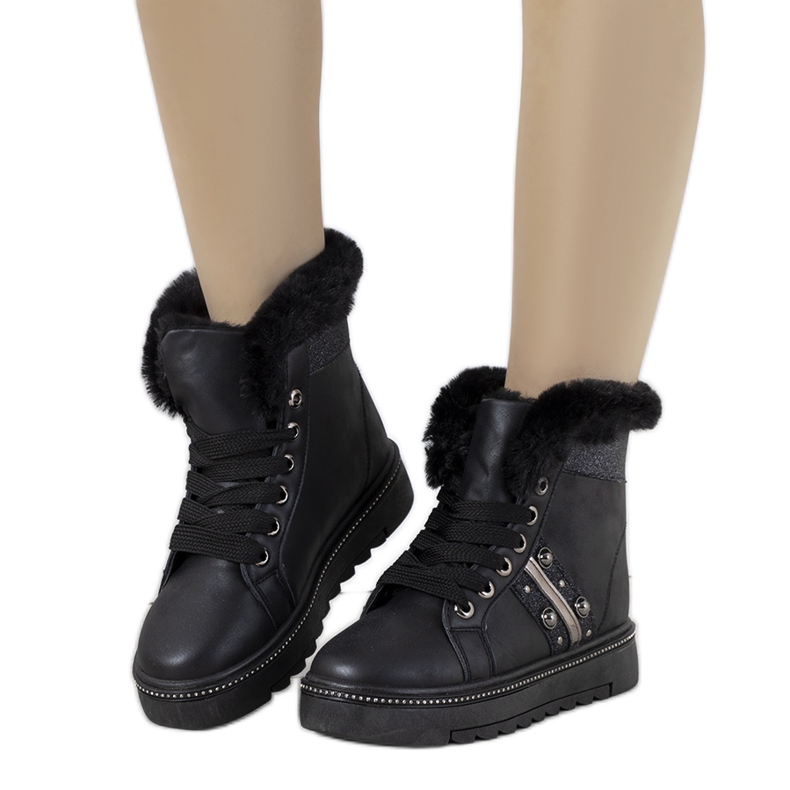 Bernalsvarta vinterskor