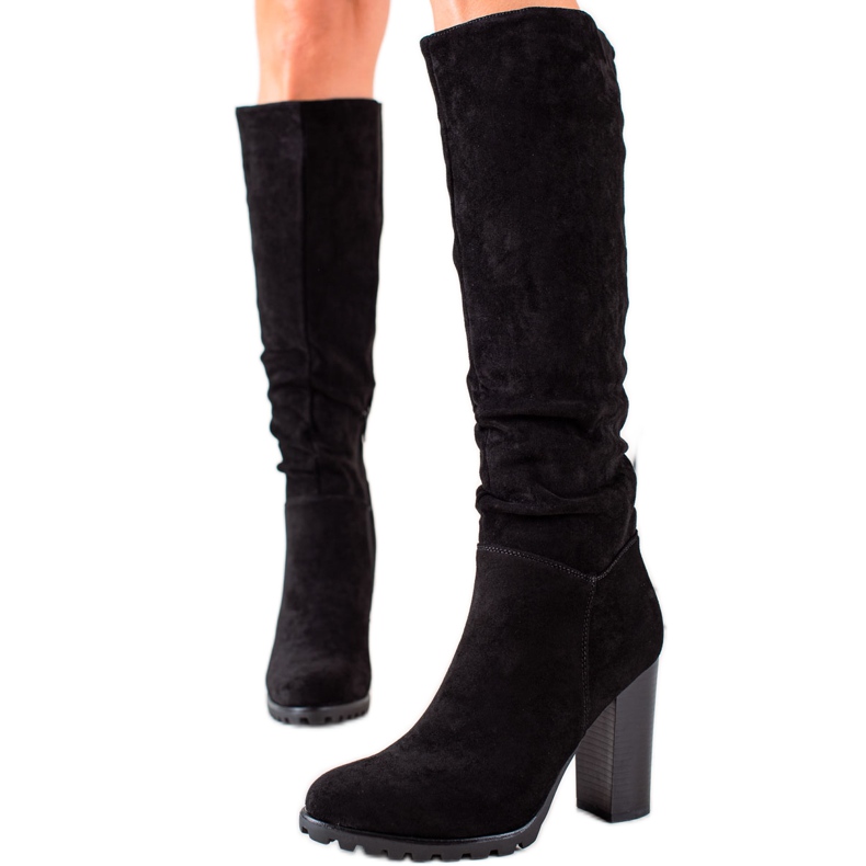 Sixth Sense Eleganta stövlar i mocka svart