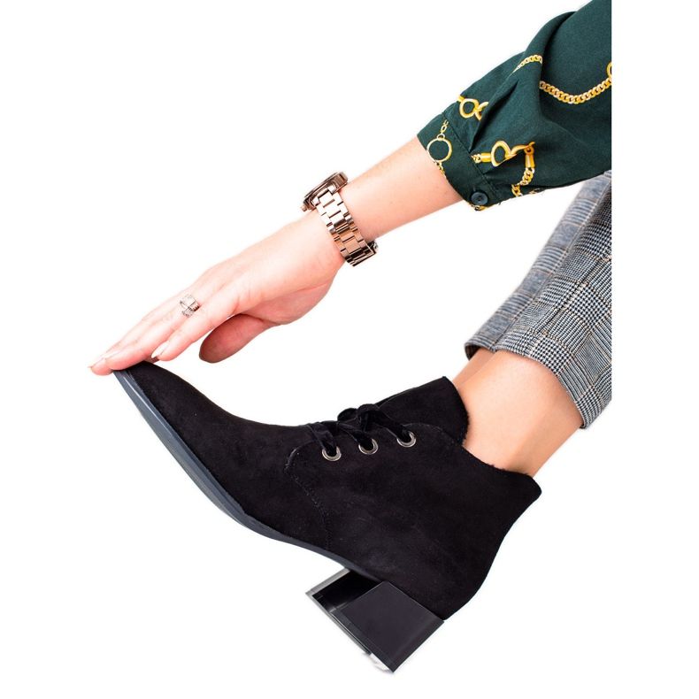 Lågklackade stövlar från Sergio Leone svart