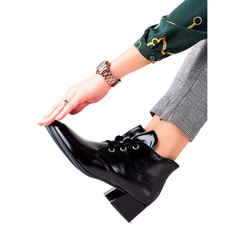 Lågklackade stövlar från Sergio Leone svart