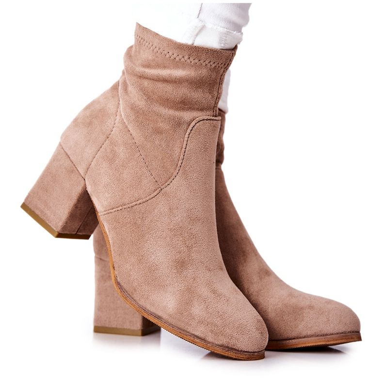 PE1 Damstövlar Mocka Beige Merducio kaki