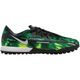 Nike Phantom GT2 Academy Tf Sw M DM0725 003 fotbollsskor mångfärgad grön