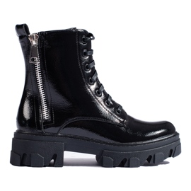 TRENDI Arbetare med utsmyckad dragkedja svart