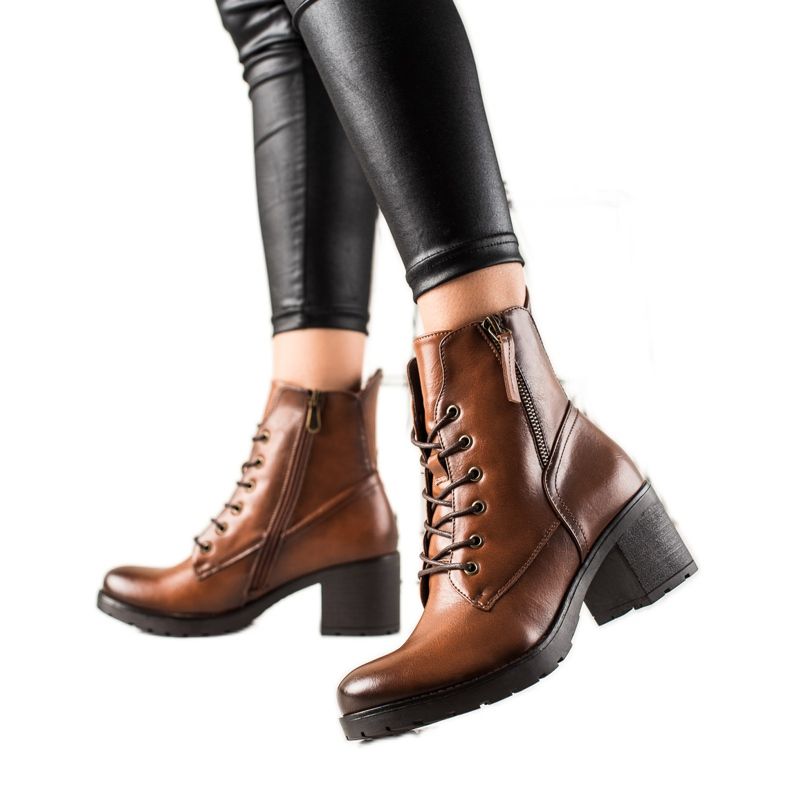 W. Potocki Casual snörstövlar från Potocki brun