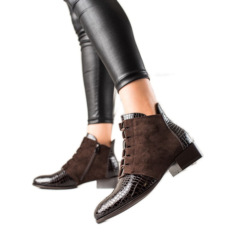 W. Potocki Eleganta Potocki-stövlar brun