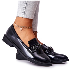 PG1 Skor med dekorativ svart Valisso-remsa