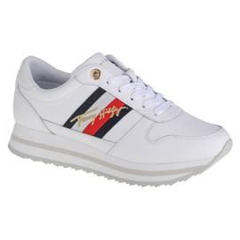 Tommy Hilfiger Signature Runner Sneaker W FW0FW05218-YBR vit