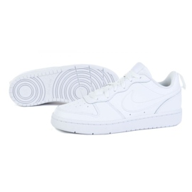 Nike Courtt Borough Low 2 (GS) W BQ5448-100 sko vit