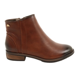 M.Daszyński Brown Booties Chelsea boots SA62-2 brun