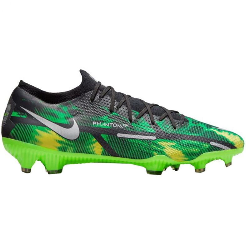 Nike Phantom GT2 Pro Fg Sw M DM0734 003 fotbollsskor mångfärgad grön