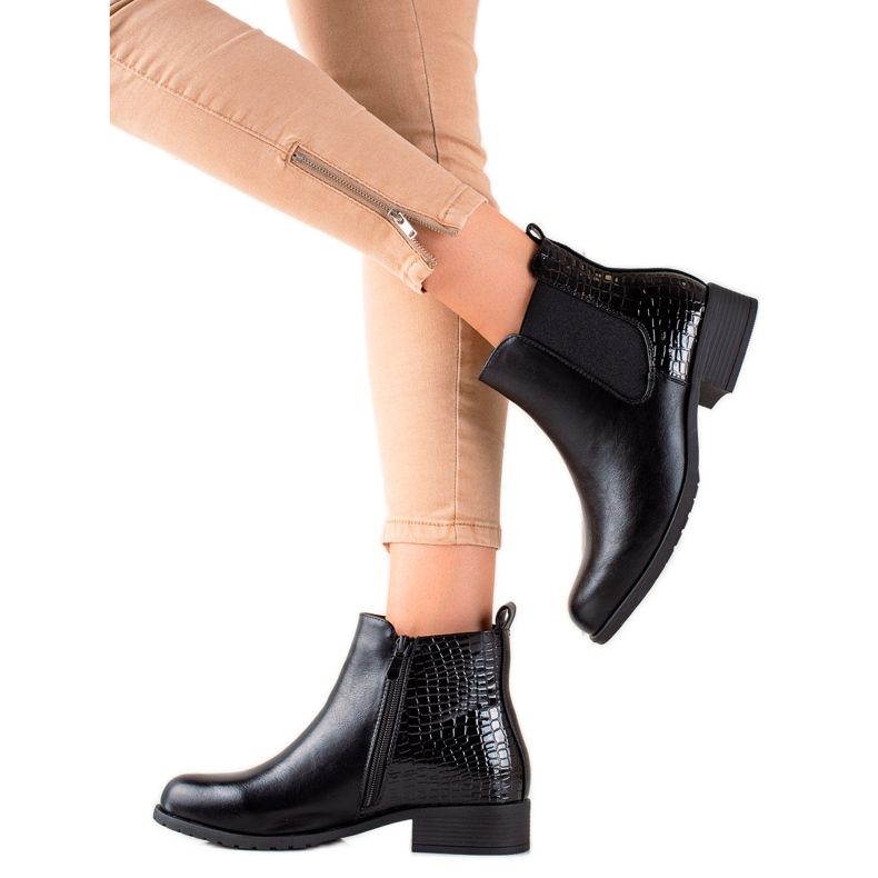 Queen Vivi Casual ankelstövlar svart