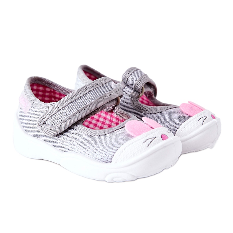 BEFADO S.A. Tofflor Inblu Rabbit 209P033 Grå