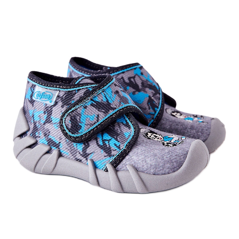 BEFADO S.A. Tofflor Inblu 523P014 Grå-Blå