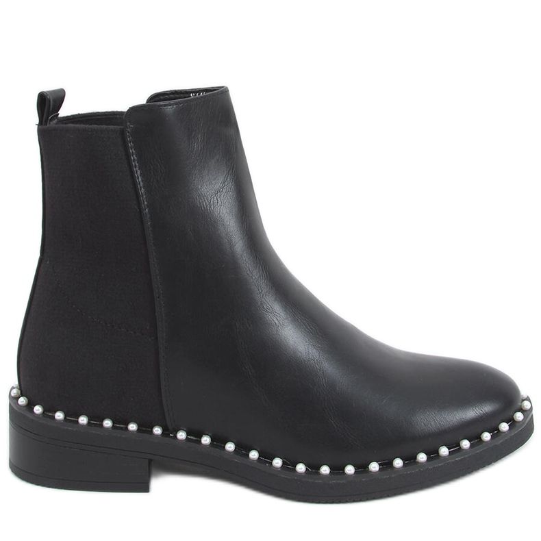 Chelsea boots med pärlor Lagos Black svart