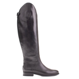 Marco Shoes Stövlar med dragkedjor och elastiskt gummi svart