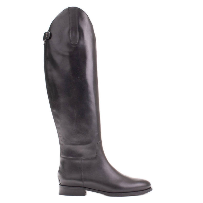 Marco Shoes Stövlar med dragkedjor och elastiskt gummi svart