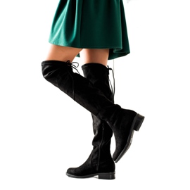 Varma stövlar svart