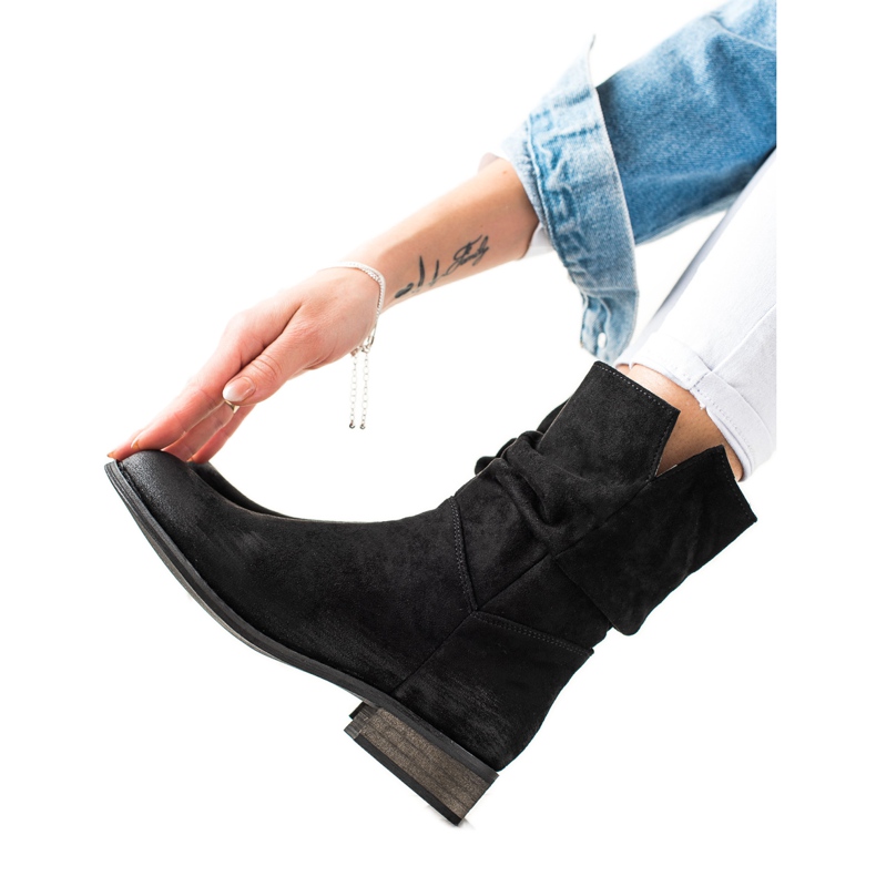 Evento Cowboystövlar i mocka svart