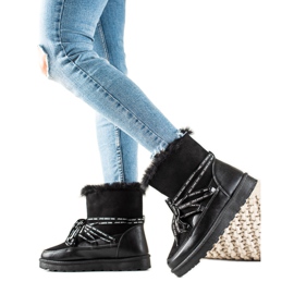 W. Potocki Svarta snöstövlar Potocki