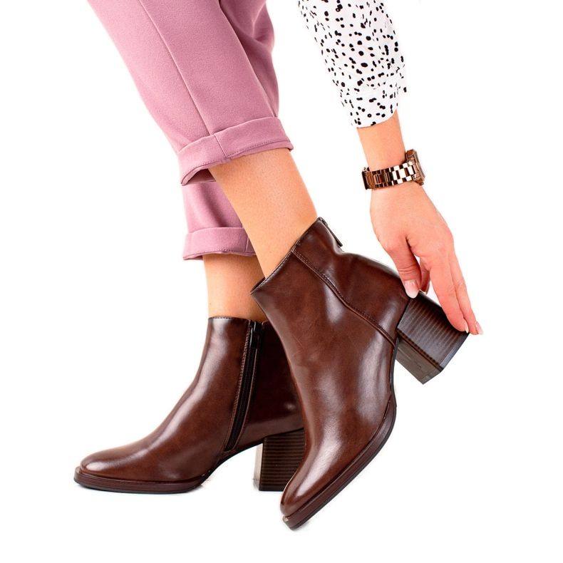 Klassiska Sergio Leone stövlar brun