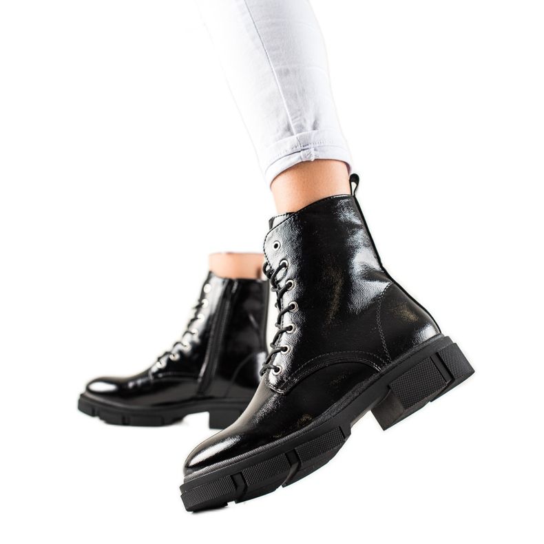 Snörstövlar från Sergio Leone svart