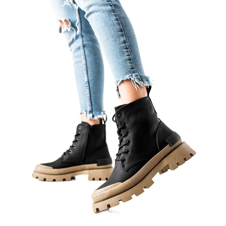 Seastar Fashionabla isolerade vandringskängor svart