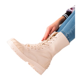 Seastar Höga snörfångare beige