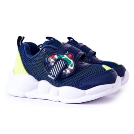 BEFADO S.A. Sportskor för barn med kardborre Befado 516P094 Marinblå
