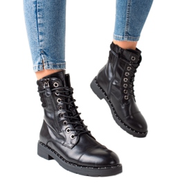 Super Mode Svarta Klassiska Trappers