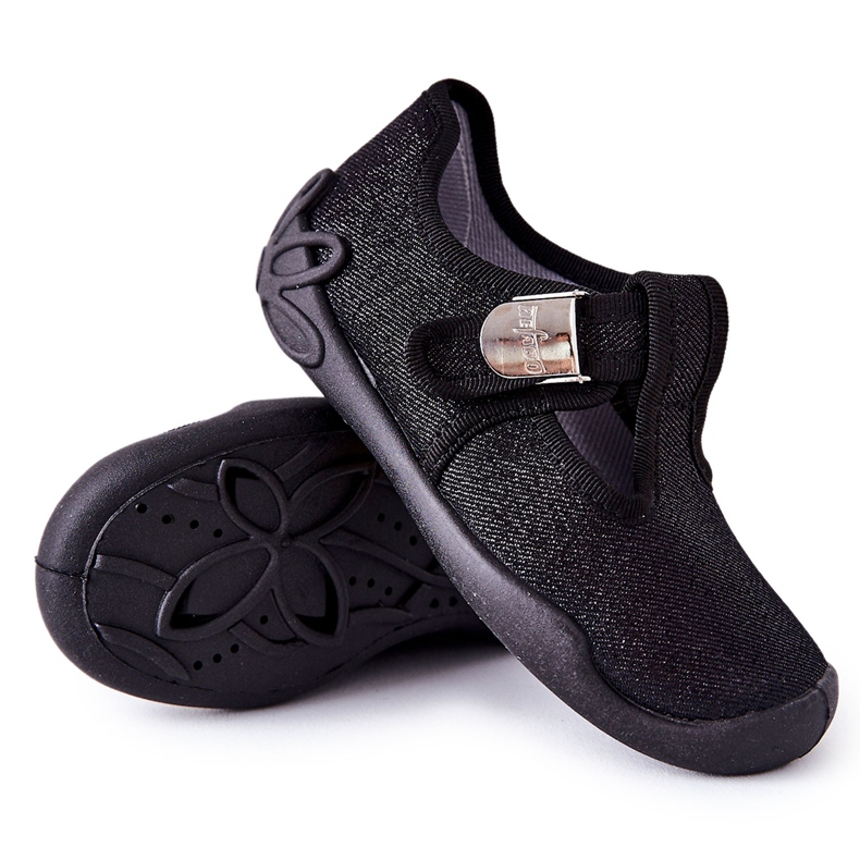 BEFADO S.A. Ballerinatofflor Befado Shiny 115X006 Svart