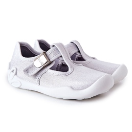 BEFADO S.A. Ballerinatofflor Befado Shiny 115X001 Silver