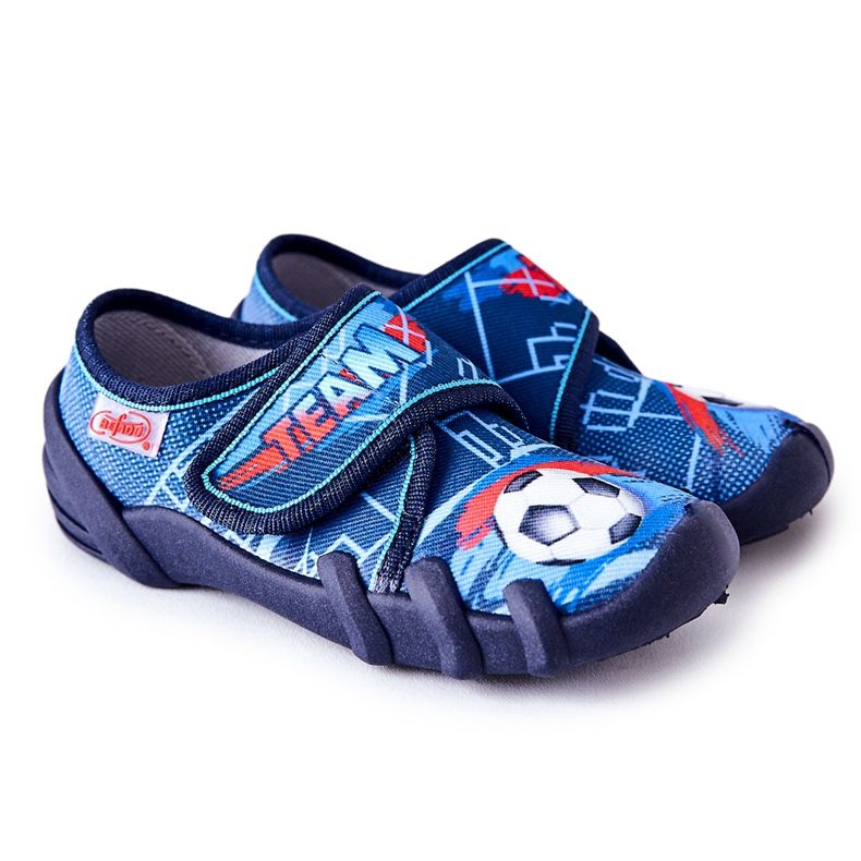 BEFADO S.A. Tofflor Befado Blå kardborreband 273X321